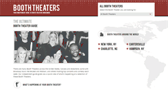 Desktop Screenshot of booth-theater.com